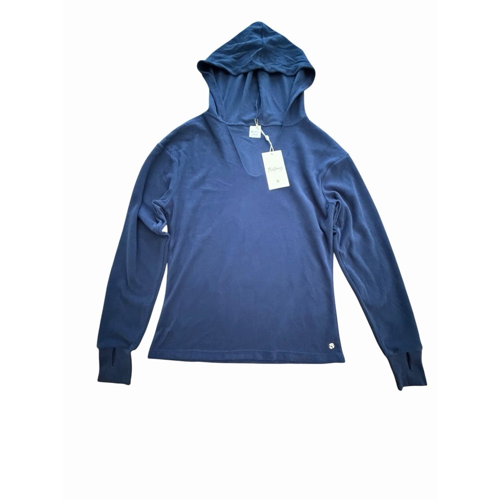 Buff Bunny Collection Hoodie Womens Sz XS Blue Lightweight Pullover New #IJ1-1
